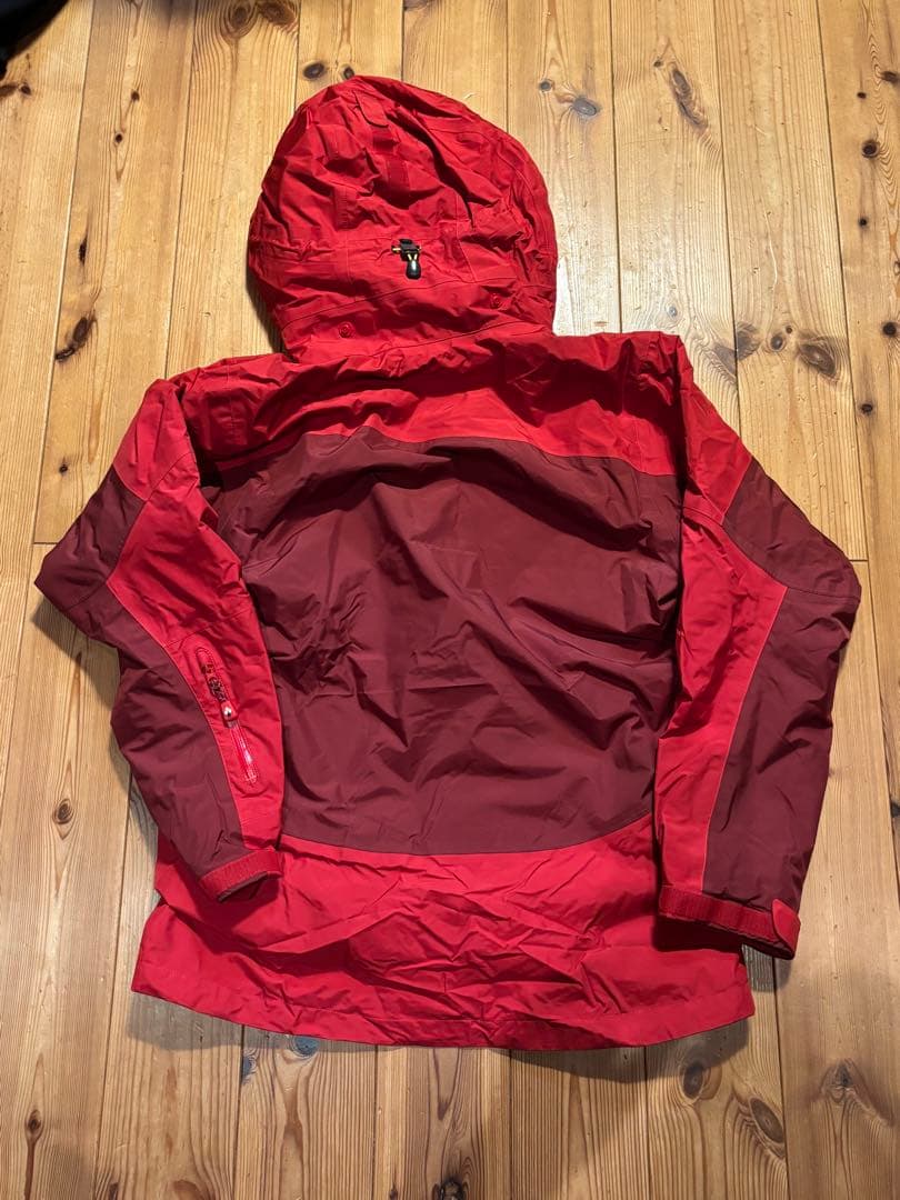 montbell スキーウェアセット 赤