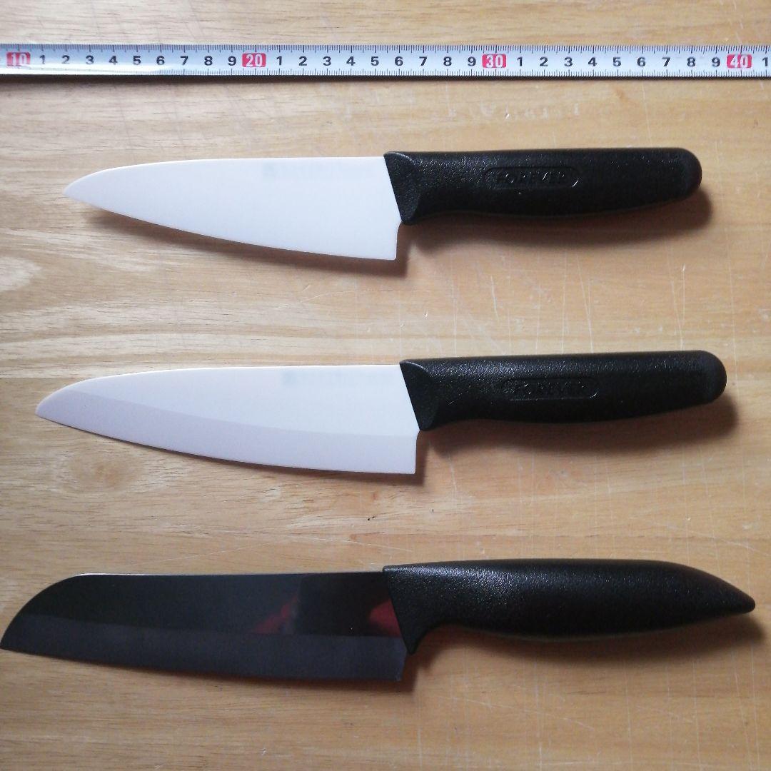 日本国産銀抗菌セラミック包丁　アウトレット特価品　刃渡り16.5センチ