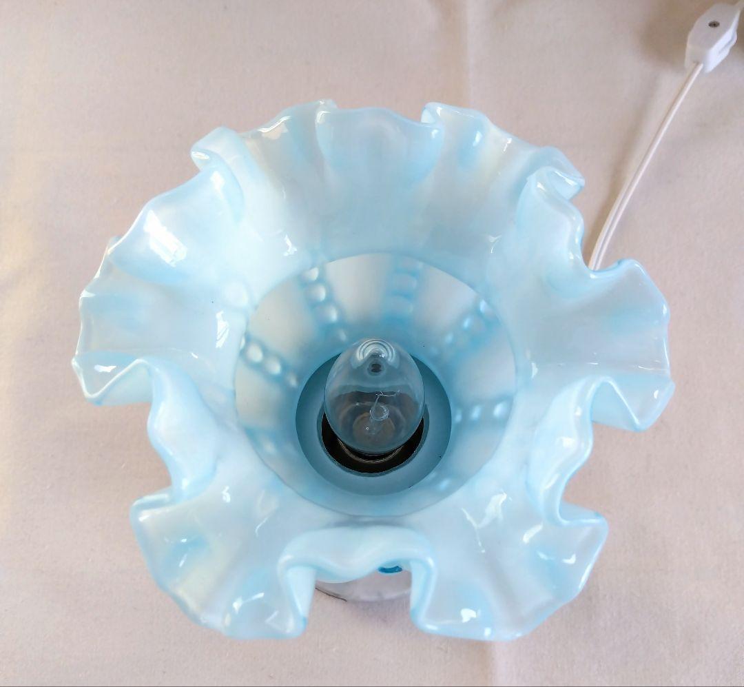 ☆美 フェントン ベイビーブルー オーバーレイシェードランプ