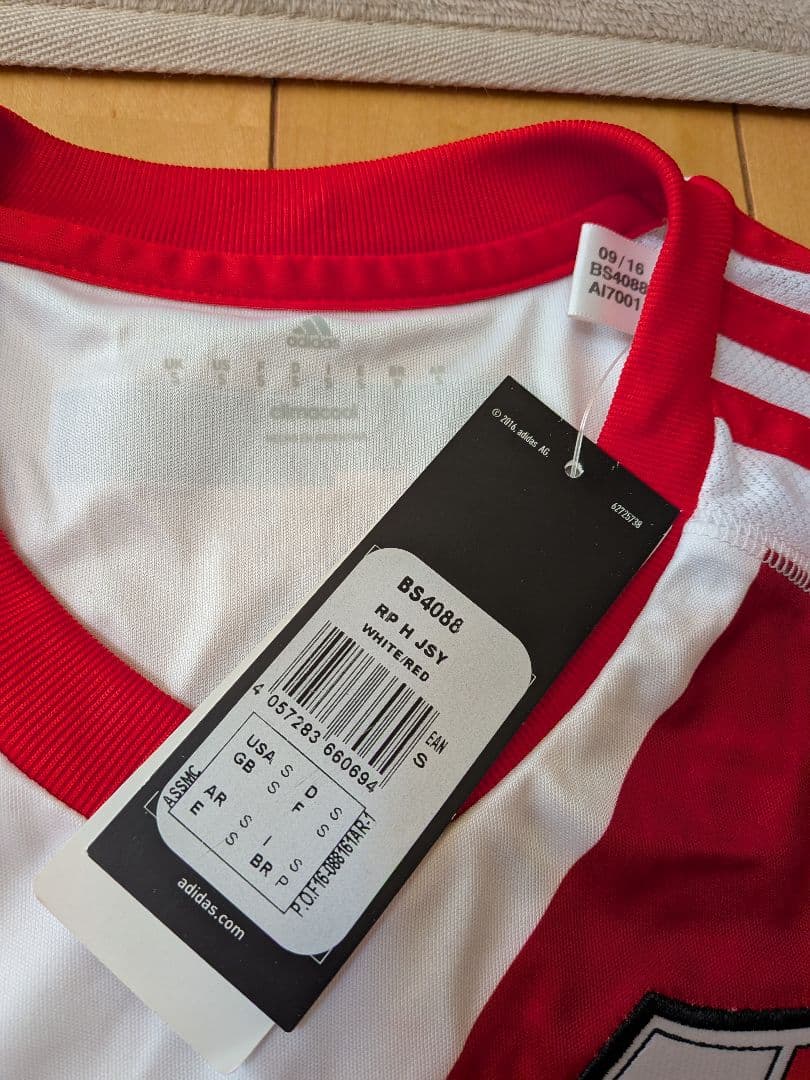 16/17adidasリバプレートユニフォーム新品タグ付き