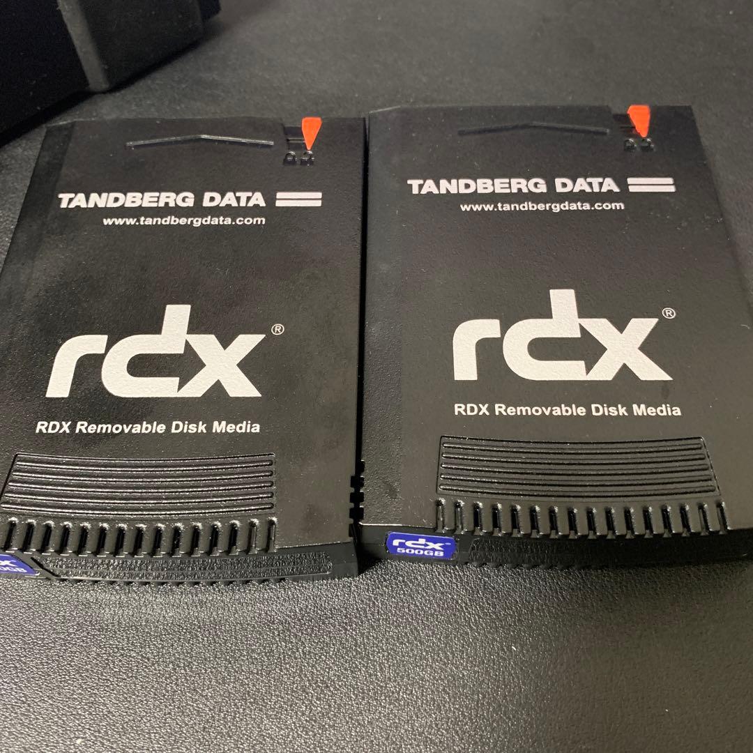 Tandberg Data RDX QuikStor RDXカートリッジ✖️2