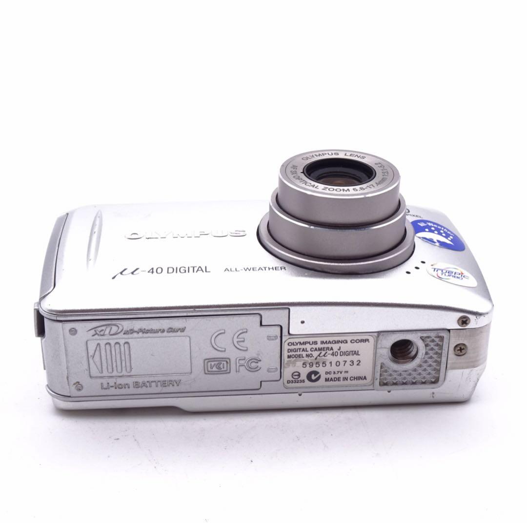 【動作確認済】 OLYMPUS μ 40 digital オールドコンデジ