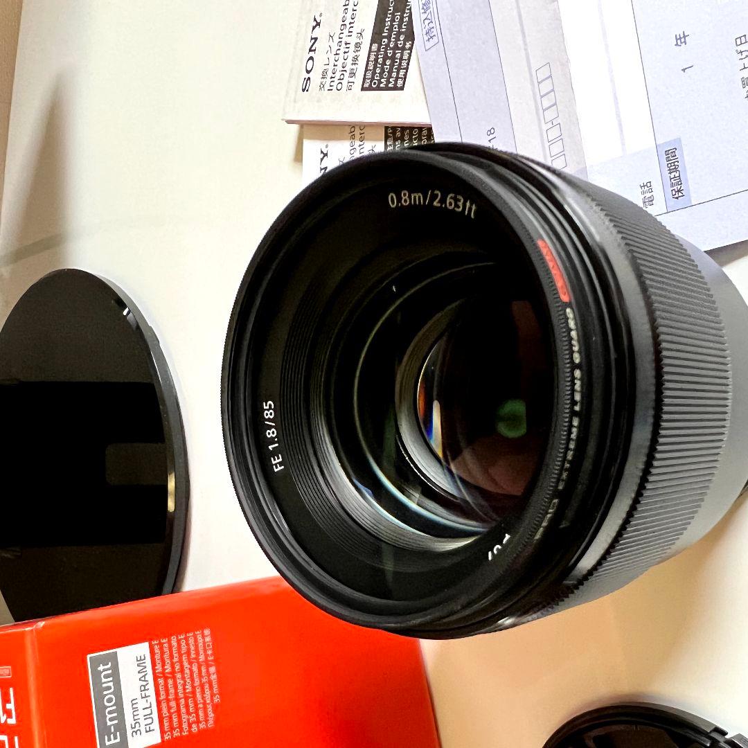 SONY FE 85 F1.8 ソニー FE 85mm f1.8 美品