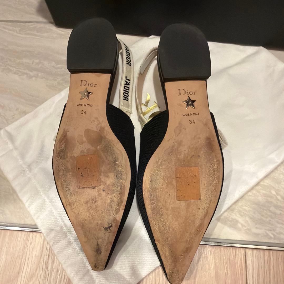 Dior スリングバック ミュール