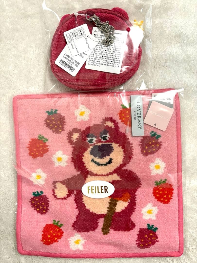 ♡本日限定価格♡フェイラー　トイストーリー　ロッツォ　ポーチ　ハンカチ　くま