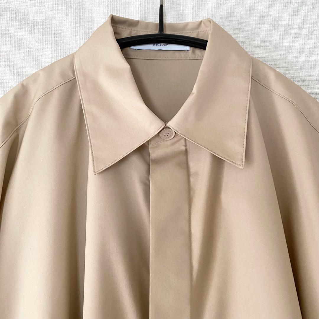 【未使用タグ付き】ASTRAET アストラット フライフロント シャツ 長袖