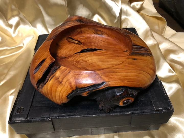 肥松木工品　盆、菓子器、装飾品、他