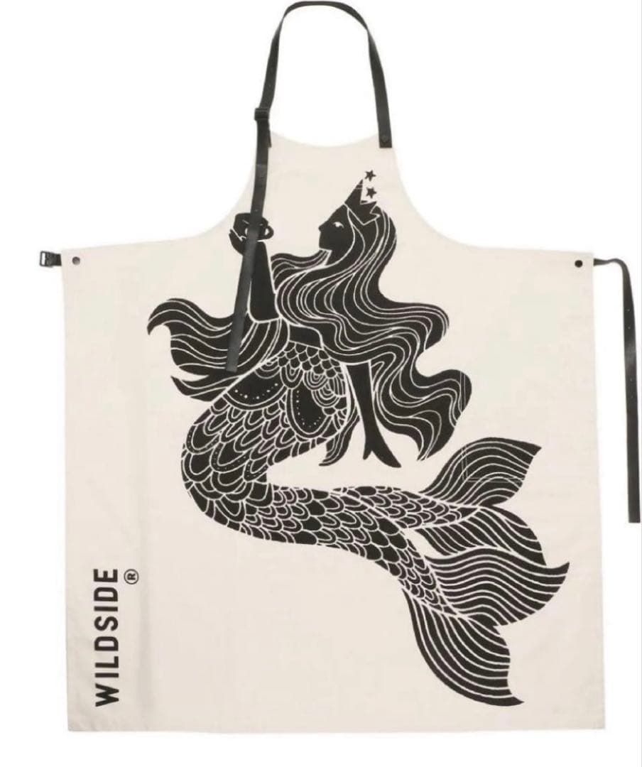 WILDSIDE スターバックス リザーブ　レザーベルトエプロン ホワイト