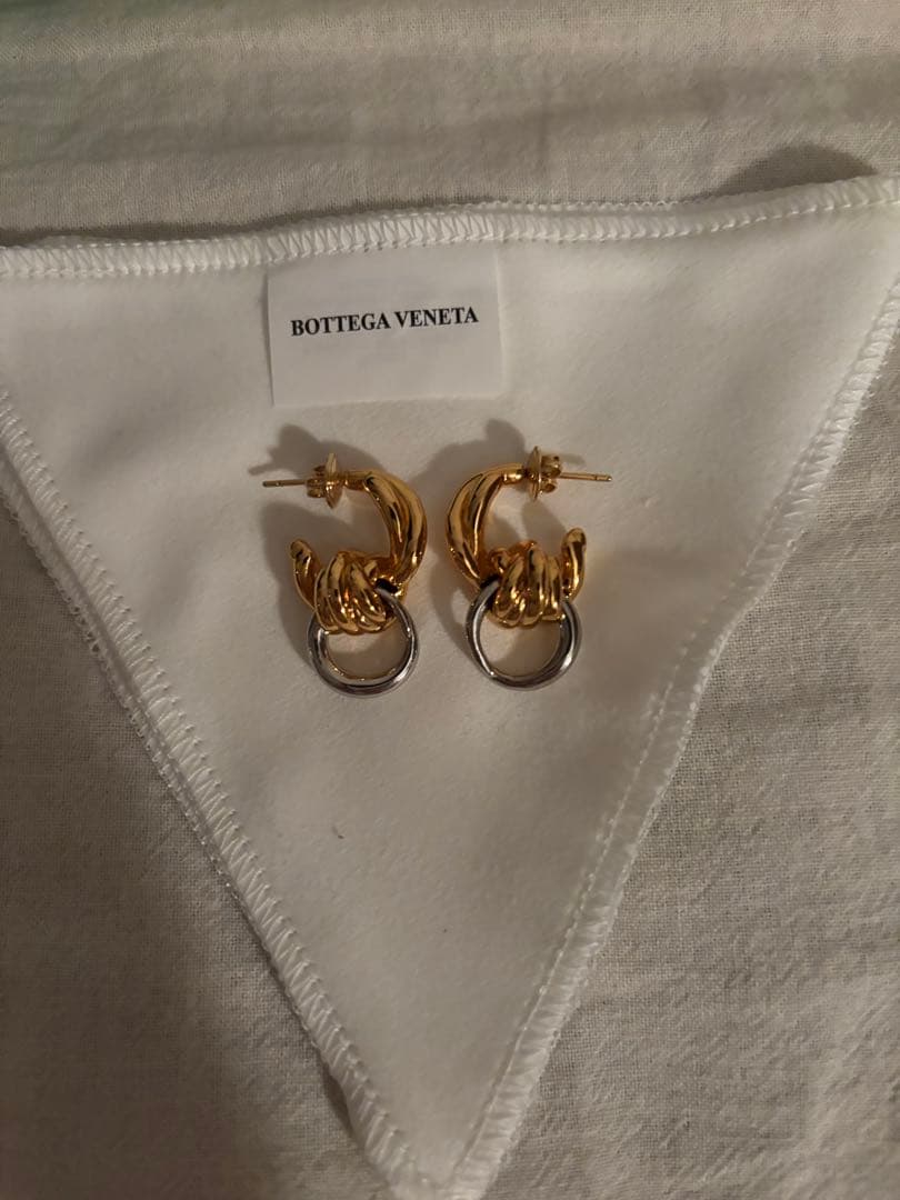 Bottega Veneta フープピアス ゴールド/シルバー