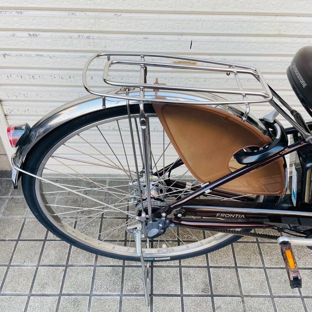 【732】電動自転車 ブリヂストン FRONTIA ブラウン 26インチ