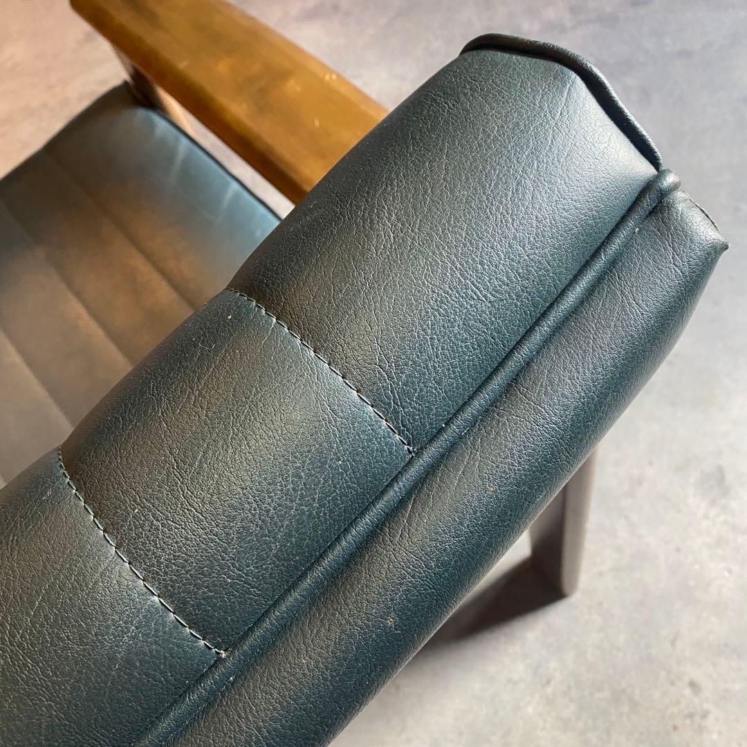 karimoku カリモク 1人掛けソファ 1シーター ネイビー紺