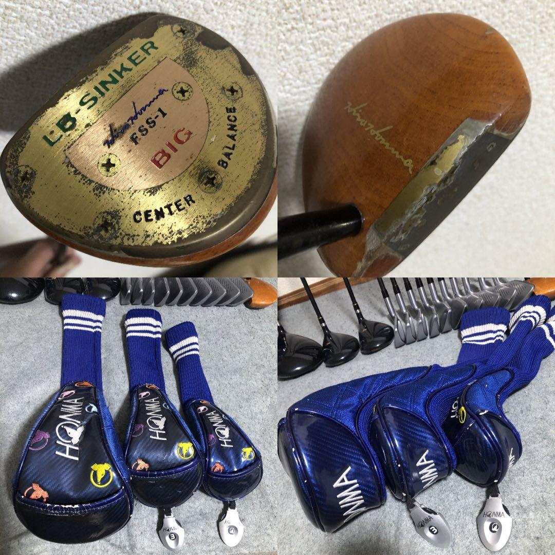 入手困難 レフティ 本間ゴルフ 豪華14本完璧なセット 憧れの高級ブランド高級品