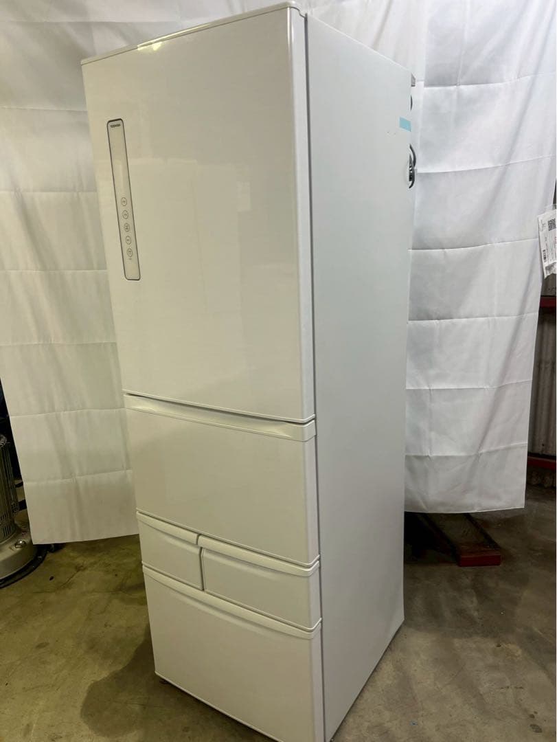 東芝 5ドア冷蔵庫 GR-R41GBKL 2020年製411L 左開き