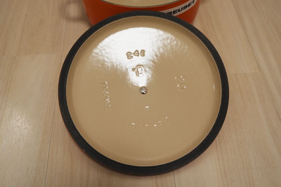 LE CREUSET両手鍋 20cm オレンジ
