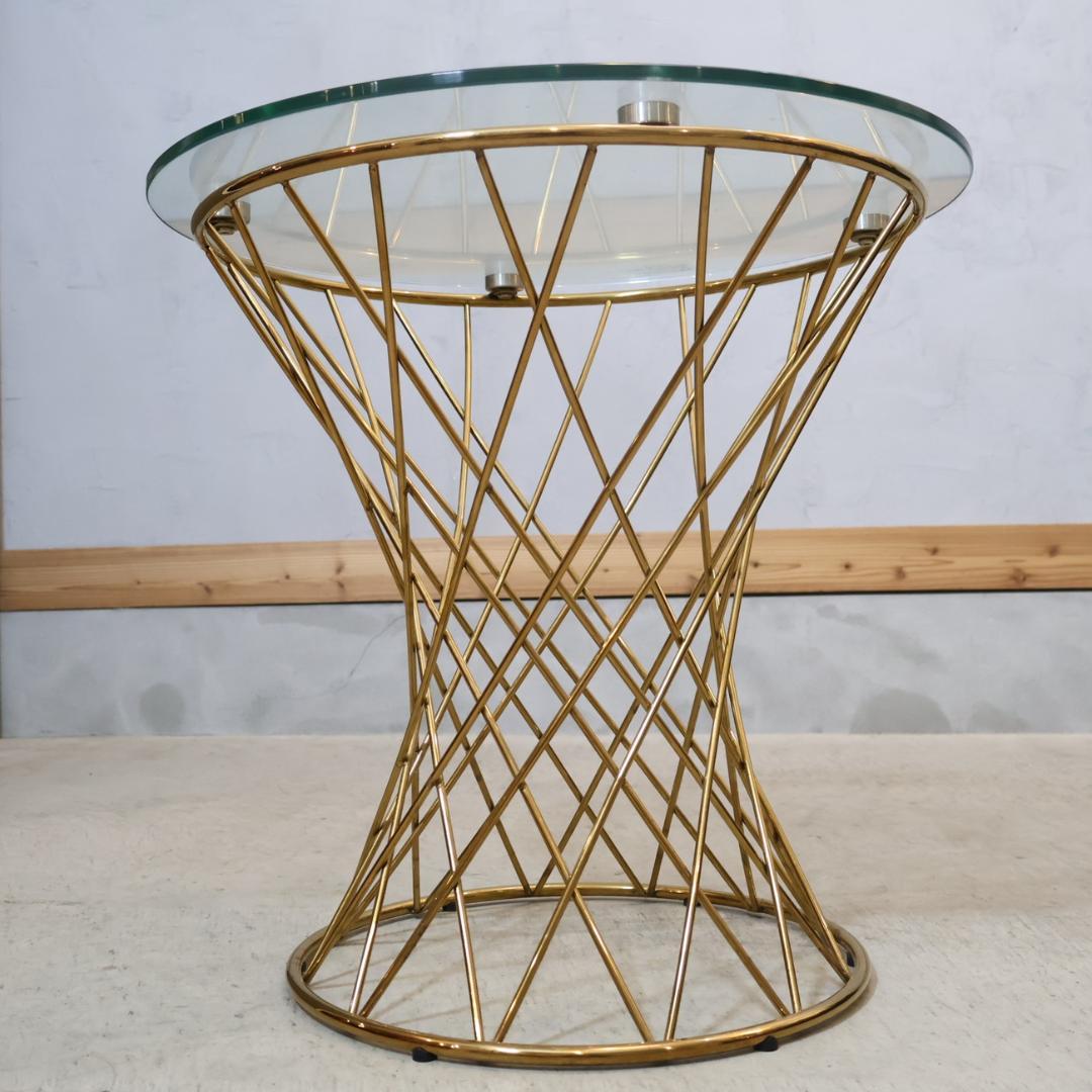 フランフラン マーリア サイドテーブル リビングテーブル ラウンドテーブル