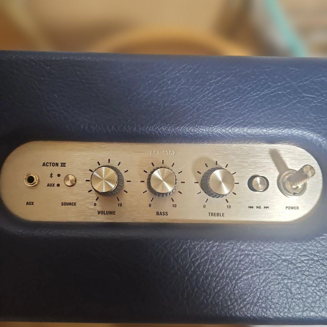 Marshall Acton III ネイビー スピーカー