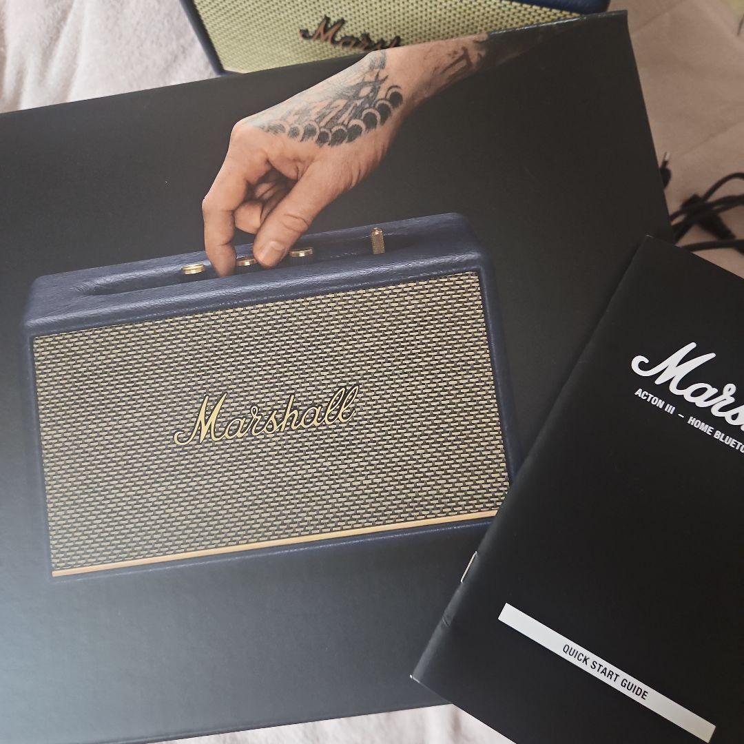 Marshall Acton III ネイビー スピーカー
