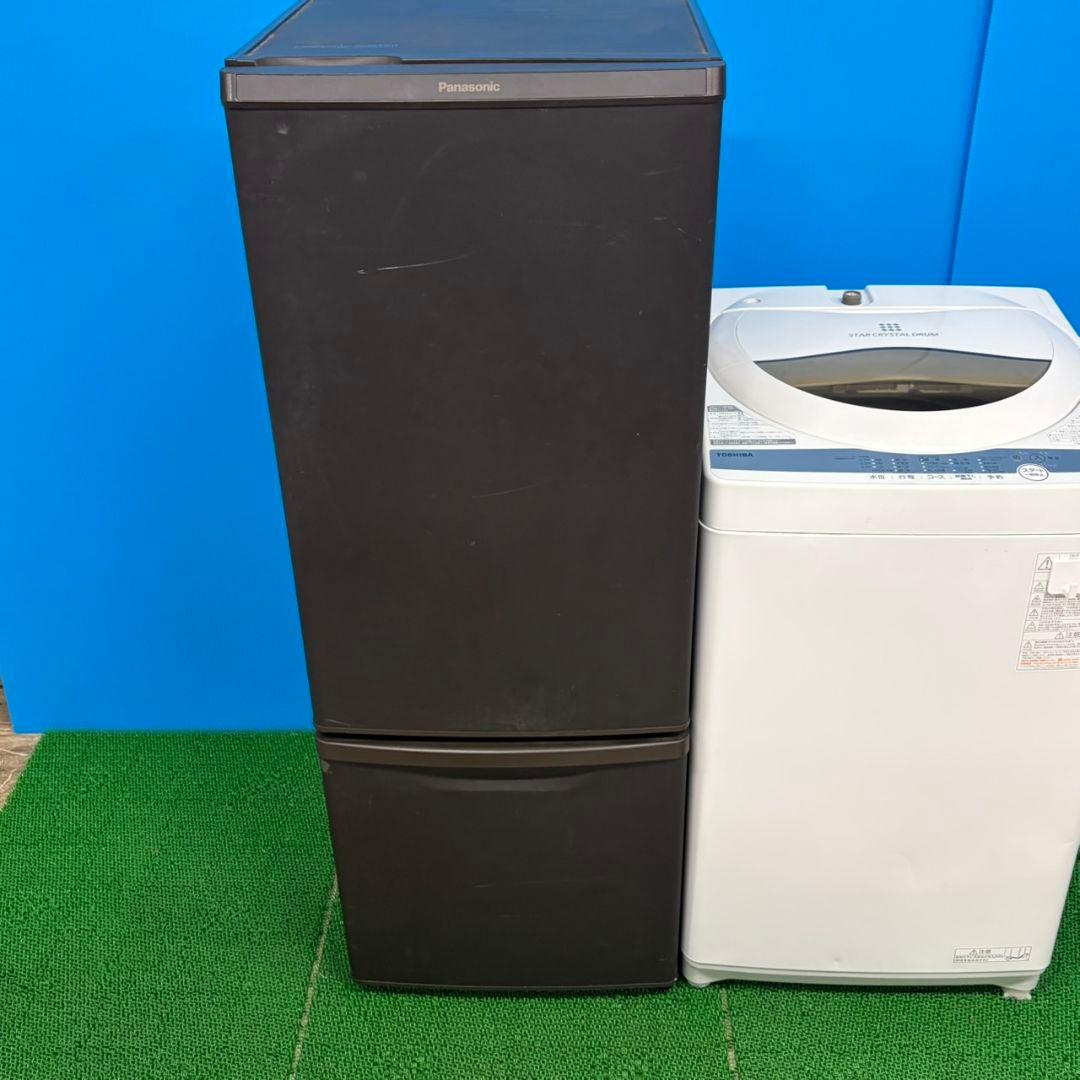 685 Panasonic冷蔵庫　2ドア　東芝　洗濯機　５キロ　小型　一人暮らし