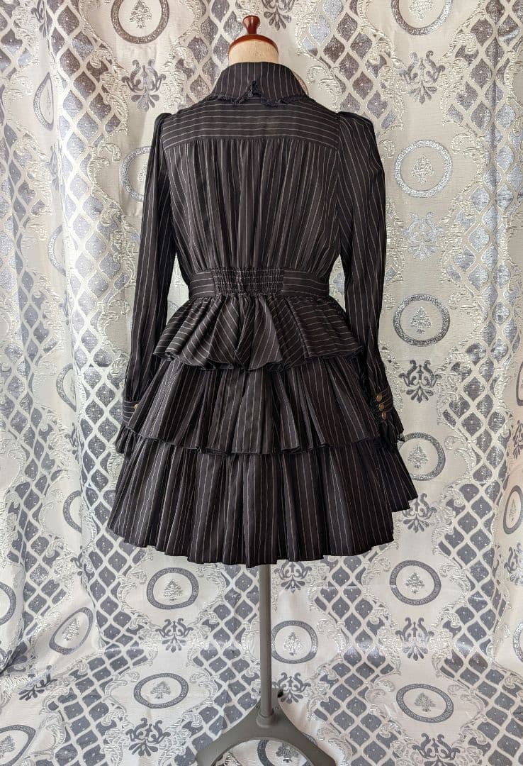 星箱works リリィ・リドル ティアードワンピース ブラック