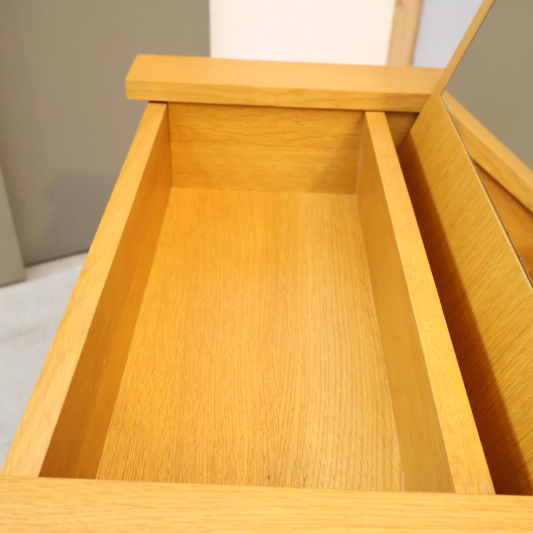 unico ウニコ NOTE ドレッサー オーク材 鏡台 ライティングデスク