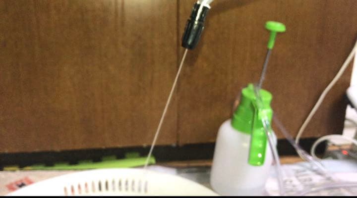 エアコン洗浄 オリジナルハンドルノズル S型ホースワンタッチ脱着