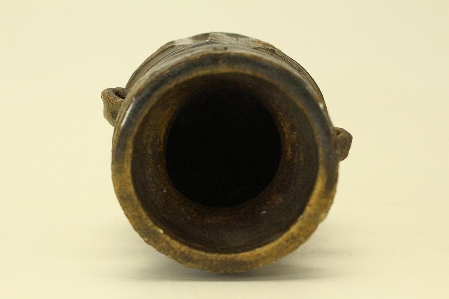 茶道具 瀬戸伊賀 花入 古美術(ZE736)