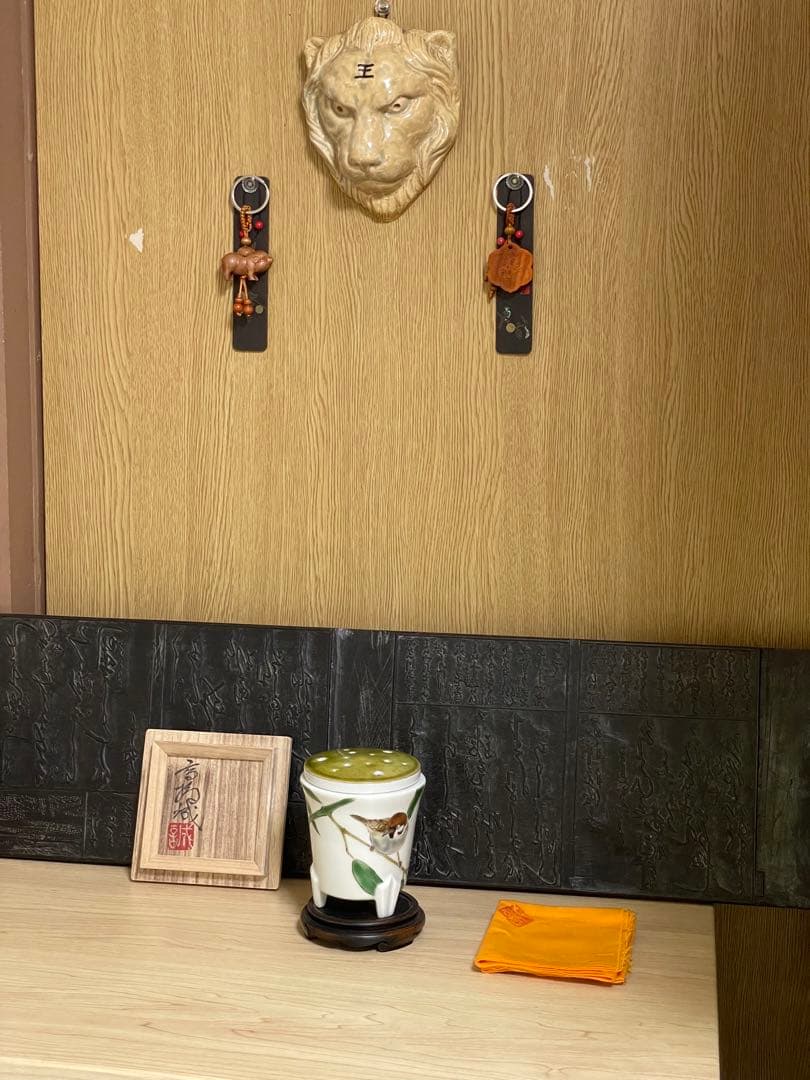 香炉 高橋誠 色絵 竹に雀文人間国宝 藤本能道 愛らしく見事な絵付の逸品 京焼