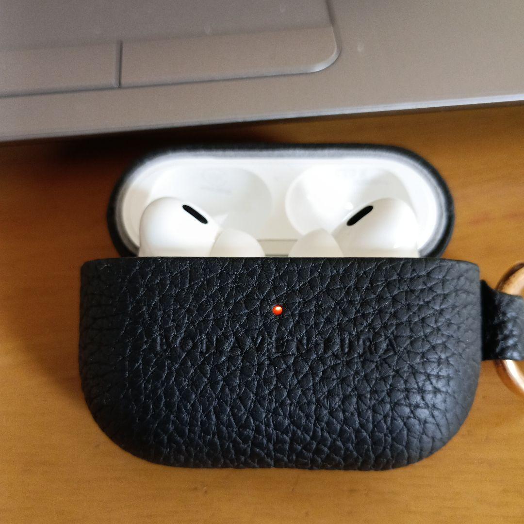 AirPods2？本体 ホワイト レザー?ケース付き