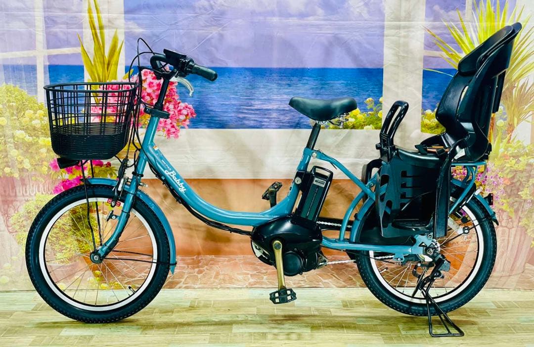 大人気PASバビー ⭐️ヤマハ最上級モデル！子供乗せ電動アシスト自転車Y2714