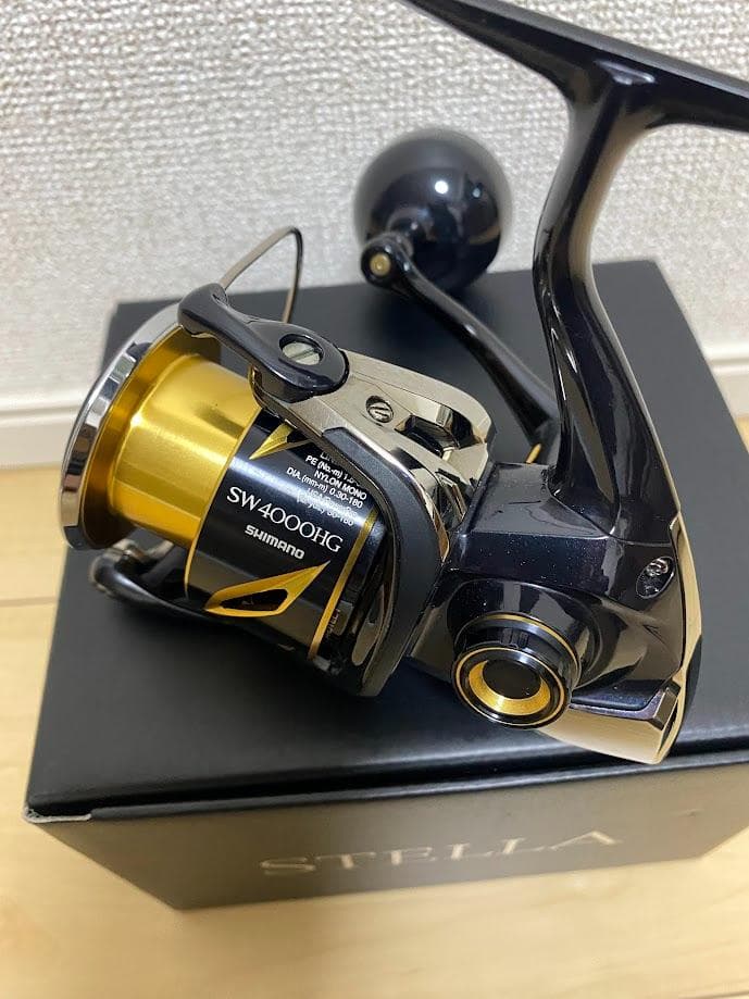 美品 20 ステラSW 4000HG 替えスプール付き シマノ