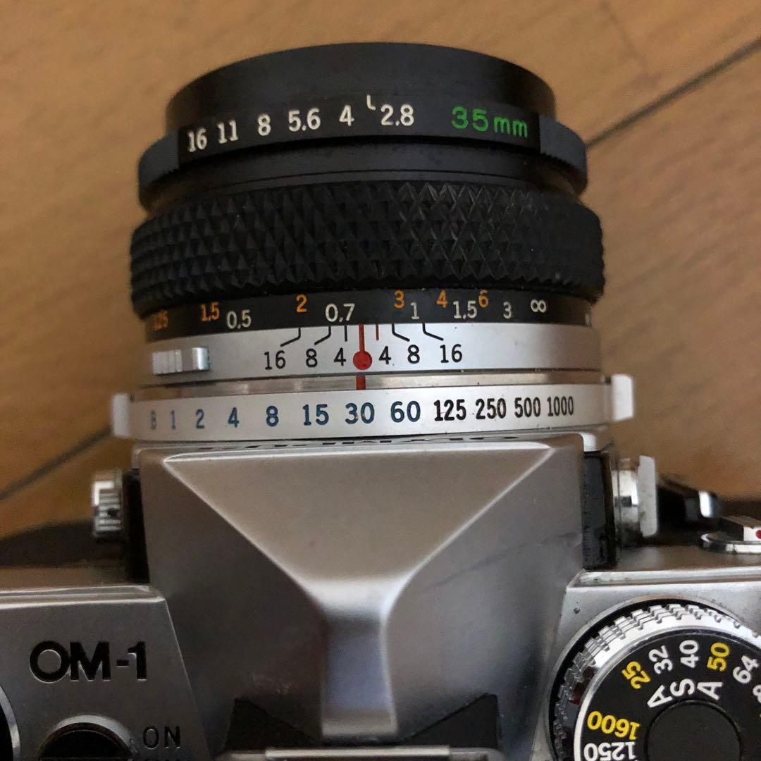 フィルムカメラ OLYMPUS OM-1 G.ZUIKO AUTO-W 1:2.8 f=35mm