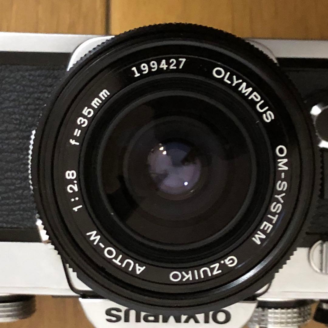 フィルムカメラ OLYMPUS OM-1 G.ZUIKO AUTO-W 1:2.8 f=35mm
