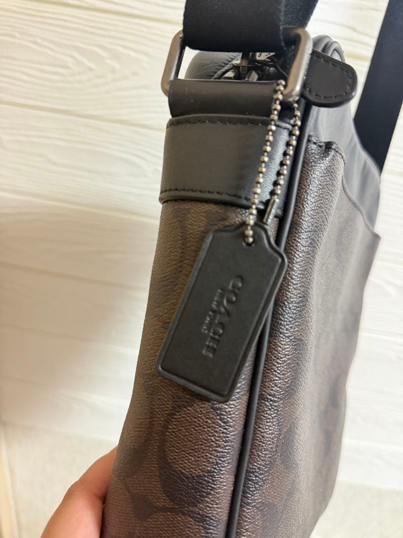 COACH ショルダーバッグ ブラウン ブラック