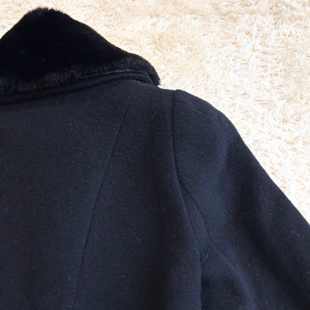 【極美品超希少✨️ヴィヴィアンウエストウッド】 ファーウールコート オーブボタン