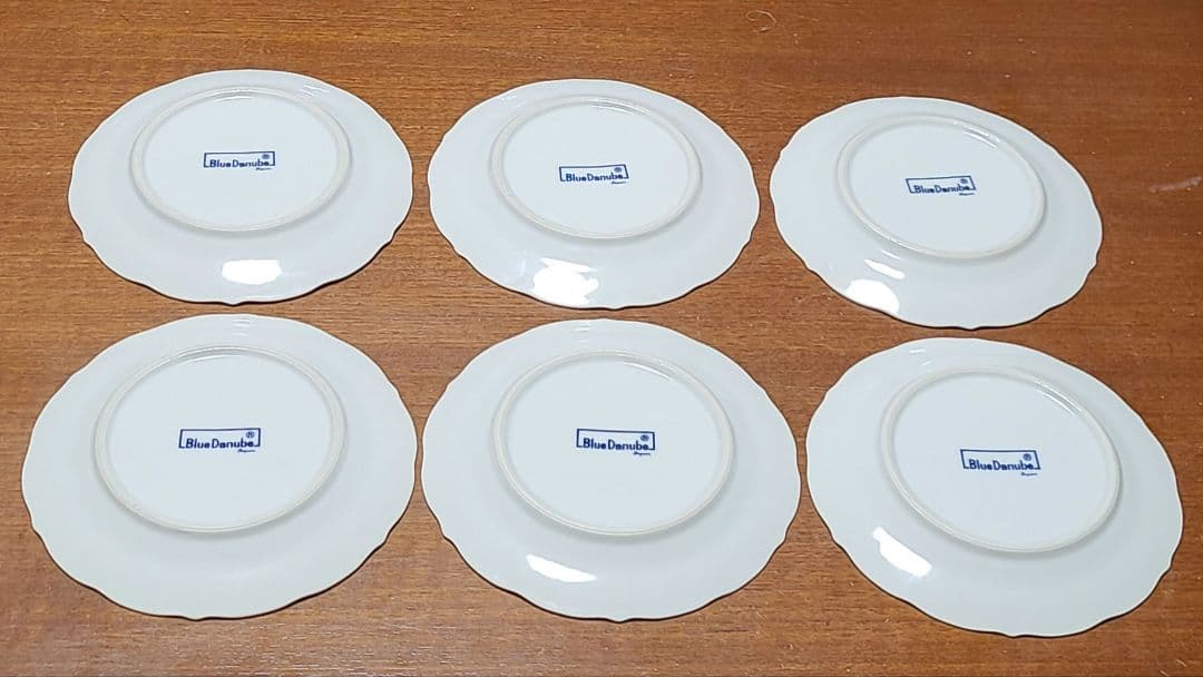 Blue Danube ブルーダニューブ ケーキ皿 中皿サラダボウル10点セット