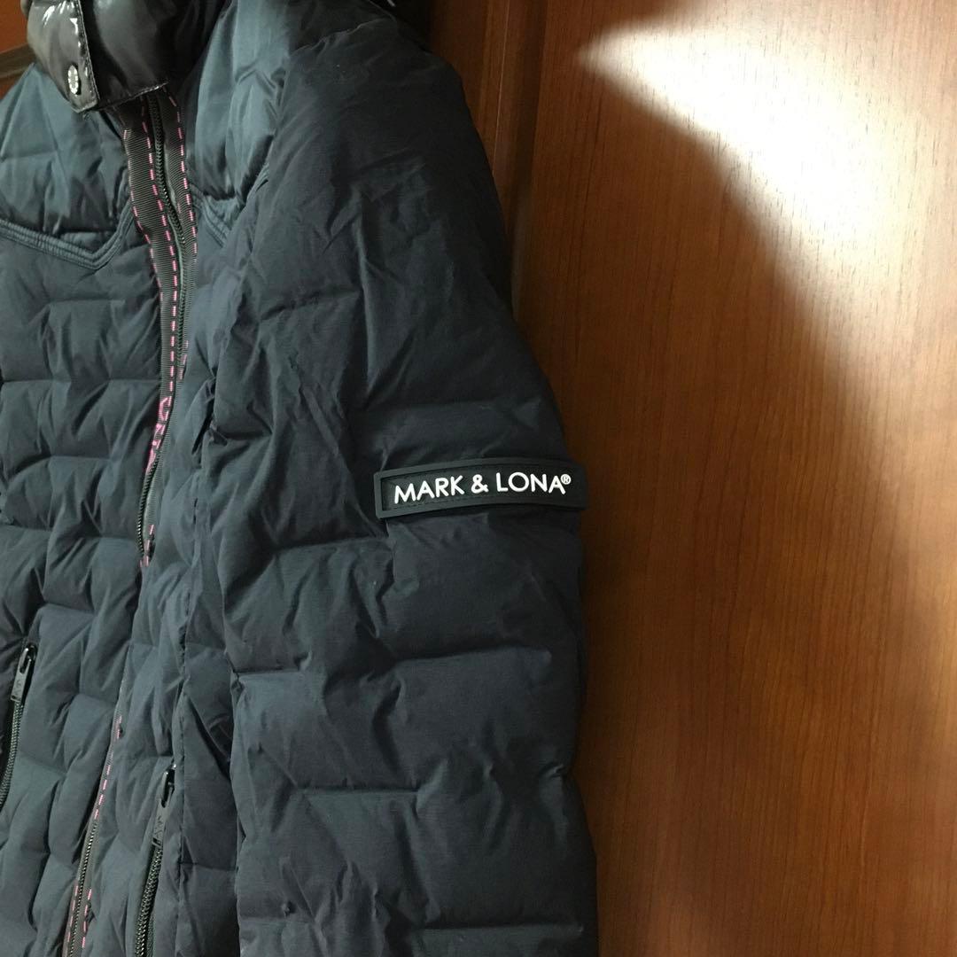 美品　マーク＆ロナ　ダウン　３６　黒　女性　mark&lona　マークアンドロナ