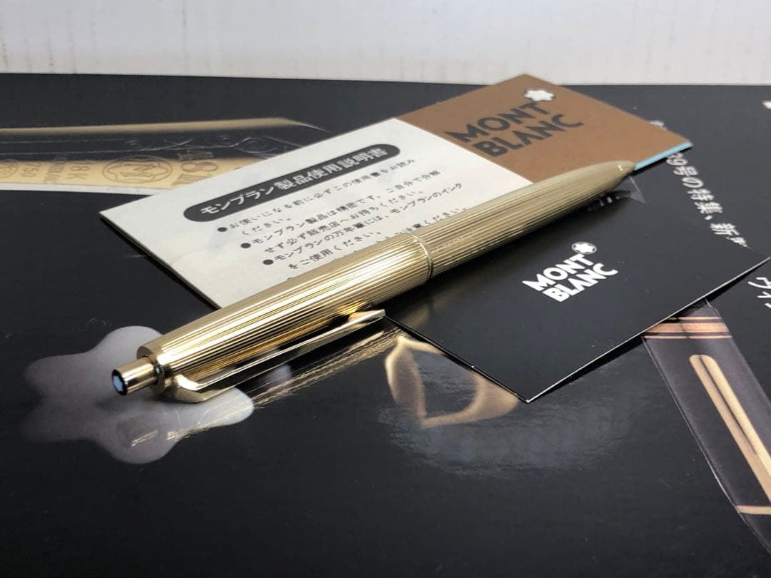 ⭐️モンブラン⭐️金運降臨黄金❗️稀少な総金張り名品最高の形❗️⭐️No1546ペンソル⭐️