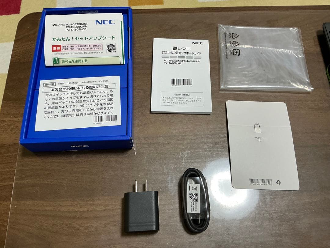 Androidタブレット本体 NEC PC-T0855CAS