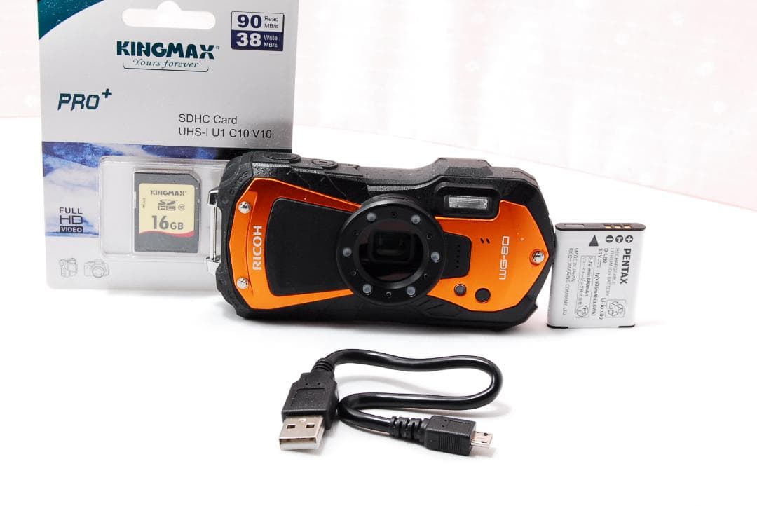 〓14m防水/1.6m耐衝撃〓リコー RICOH WG-80