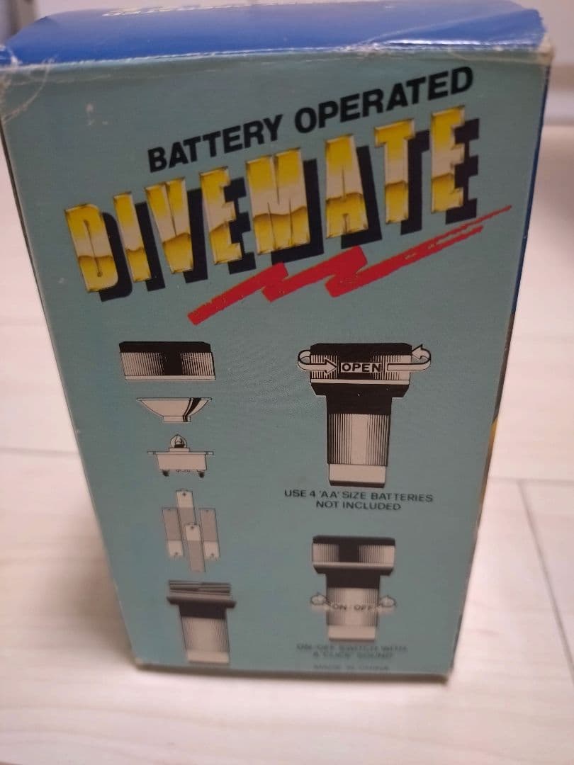 レトロなDIVEMATE 懐中電灯 箱付き