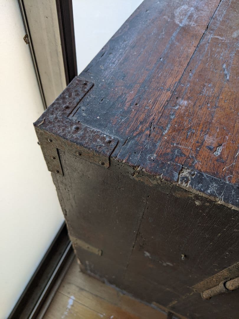 アンティーク/木製引き出し 2段 ダークブラウン/昭和レトロ/即購入歓迎/タンス