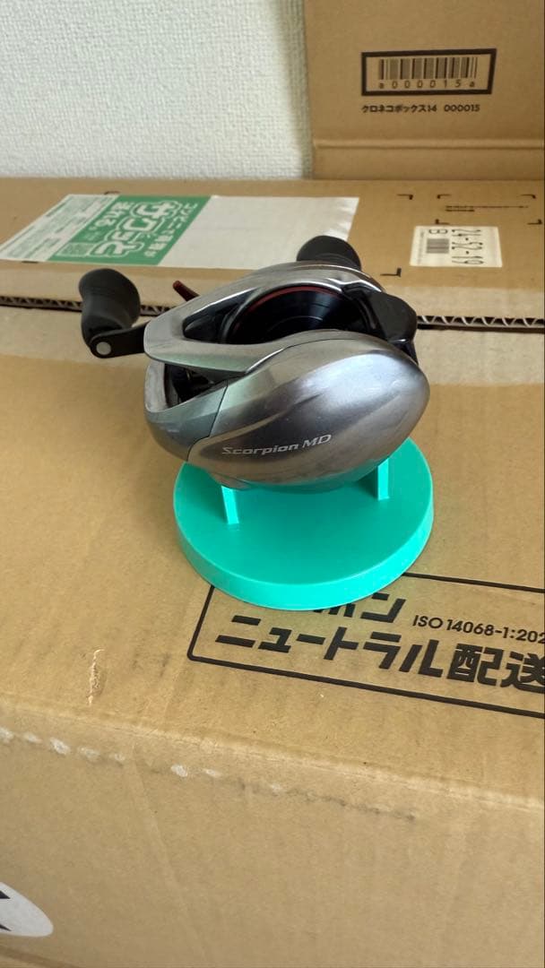 300XG ベイトリールセット スコーピオン MD 箱あり サイン入り