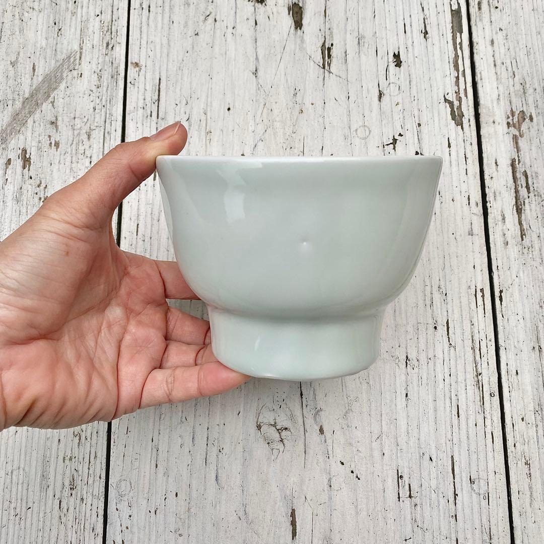 【新品未使用】　亀田大介　白磁高台飯椀　茶碗　小鉢　2個セット　作家もの　李朝