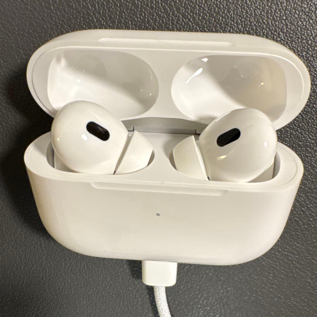 AirPods Pro2本体（USB-C）ケース箱有り/ケーブル付【美品】
