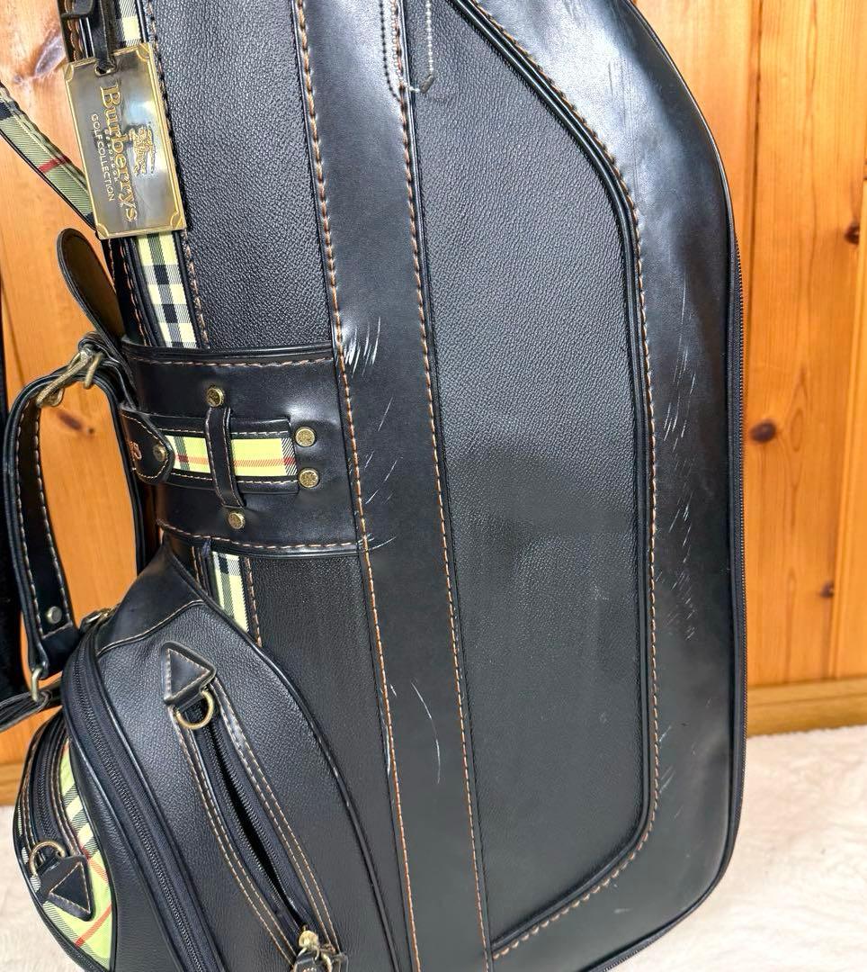 バーバリー キャディバッグ ノバチェック Burberry ゴルフ 黒