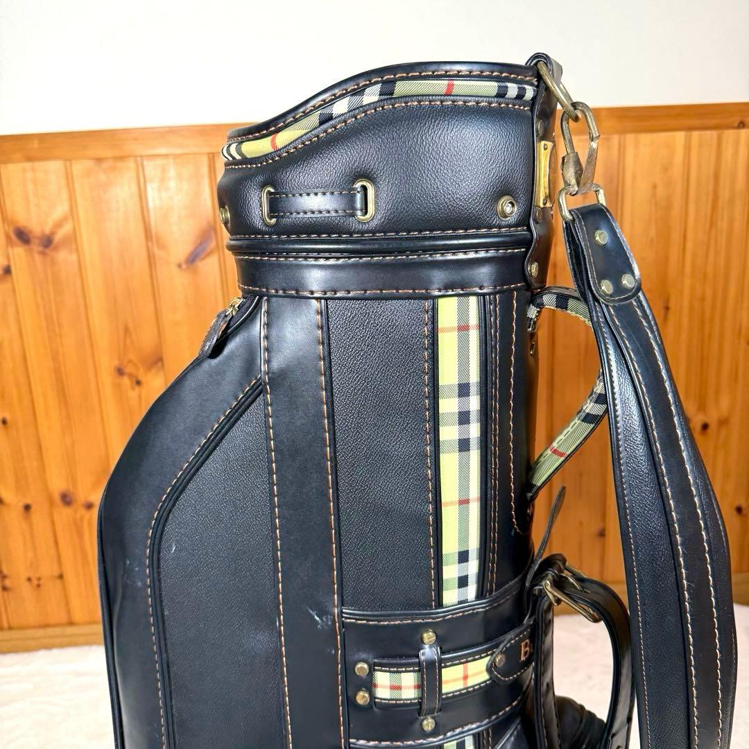 バーバリー キャディバッグ ノバチェック Burberry ゴルフ 黒