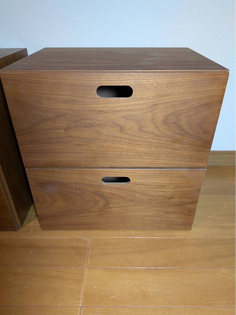 ■送料込■無印良品 スタッキングシェルフ インサート 引出 収納 箱Box