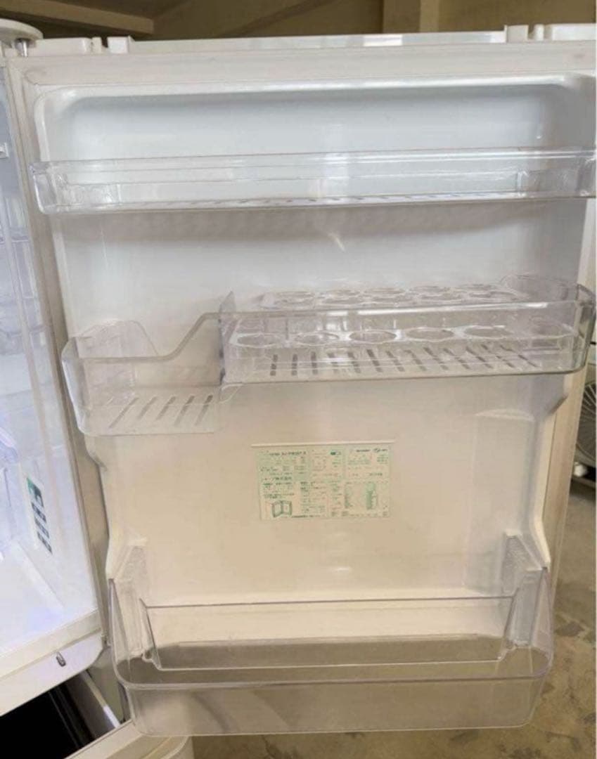 2014年式 384L シャープ 冷蔵庫 SJ-PW38Y-S