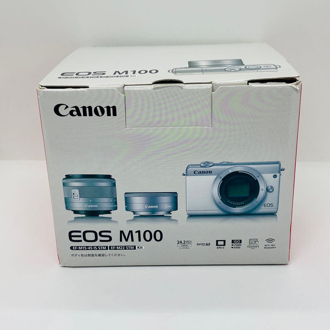 Canon ミラーレス一眼カメラカメラ　EOS M100 ダブルレンズセット
