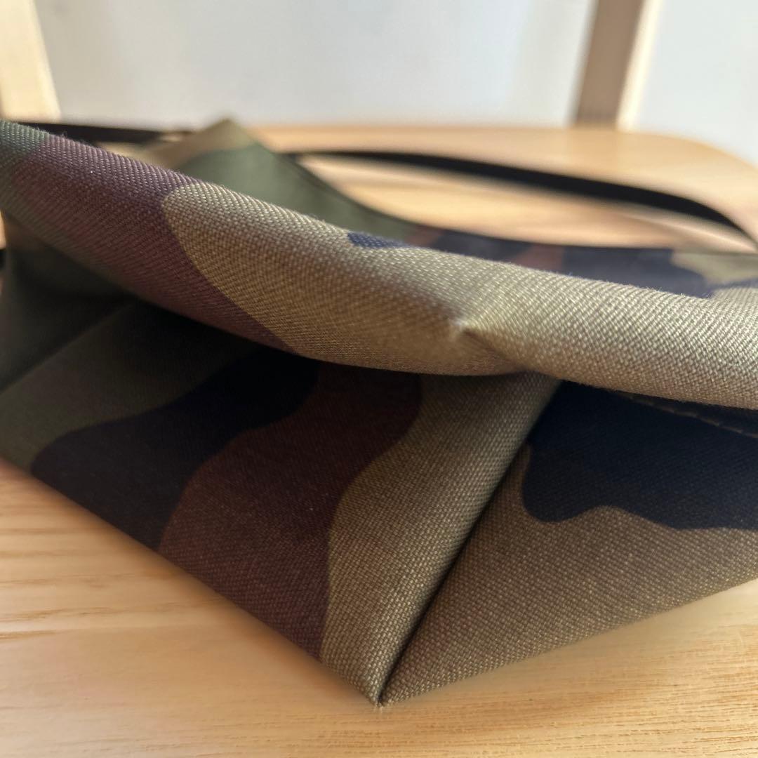 Herve Chapelier カモフラージュ 舟形ショルダー